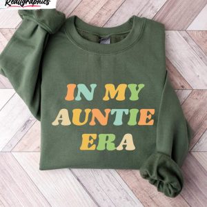 in my auntie era groovy shirt new aunt unisex t shirt short sleeve 1 ss97wm