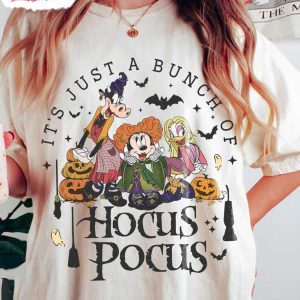 its just a bunch of hocus pocus shirt funny mickey and friends short sleeve tee tops 1 ggb461