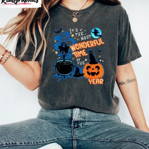 its the most wonderful time of the year halloween shirt black cat halloween crewneck unisex t shirt 1 tm3uip