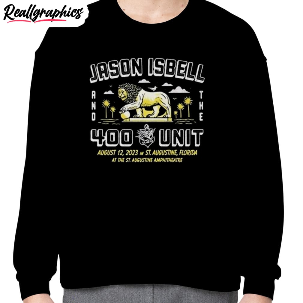 Jason Isbell The St. Augustine Amphitheatre St Augustine Fl August 12 2023 Shirt Jason Isbell The St. Augustine Amphitheatre St Augustine Fl August 12 2023 Shirt