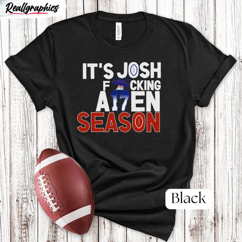 josh allen trendy shirt alien quarterback josh alien short sleeve unisex t shirt 2 zpf4fh