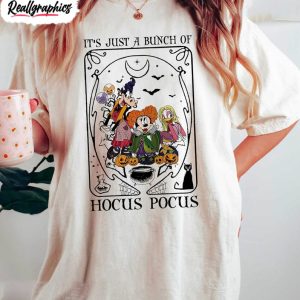 limited its just a bunch of hocus pocus shirt creative tarot card halloween crewneck tee tops 1 nkszg1
