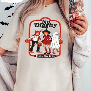 limited no diggity bout to bag it up shirt funny trick or treating tee tops long sleeve 1 wltqyz
