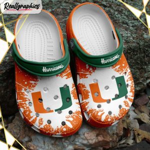miami hurricanes ncaa 3d printed crocs shoes 1 mxu7ir