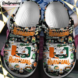 miami hurricanes ncaa sport team crocs shoes 1 t494g4