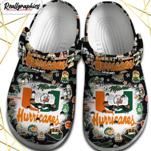 miami hurricanes ncaa sport team crocs shoes 2 t9yym5