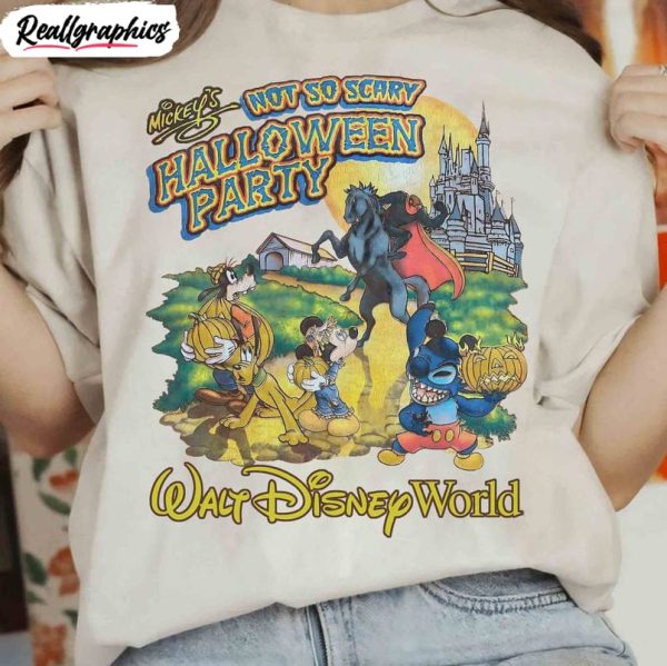 mickey and friends sleepy hollow shirt, disney mickey crewneck unisex hoodie