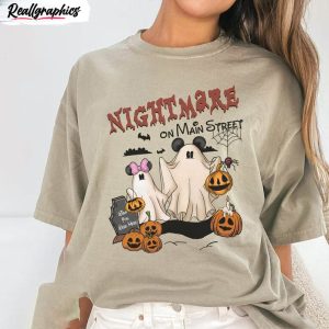 mickey minnie nightmare on main street shirt vintage disney sweater crewneck 3 sqdvhu