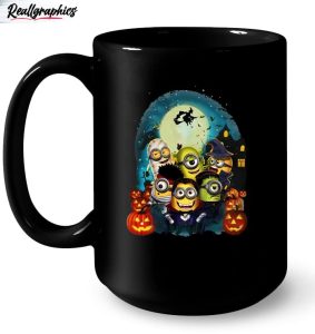 minions in halloween costume shirt