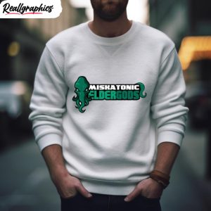 miskatonic university elder gods full logo shirt
