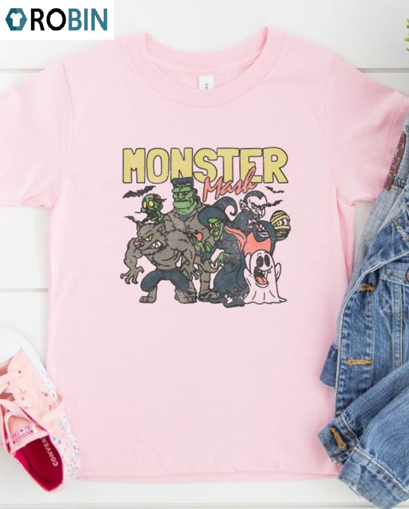 Monster Mash Limited Shirt, Retro Halloween Toddler Sweatshirt Crewneck monster mash limited shirt retro halloween toddler sweatshirt crewneck 3 mwe6bm
