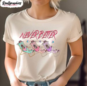 never better funny shirt, halloween miami vibes unisex hoodie long sleeve