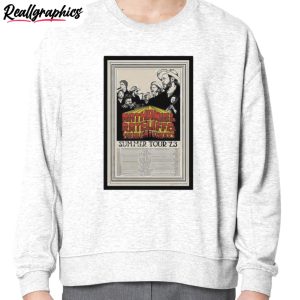 our 2023 nathaniel rateliff and the night sweats summer tour photo poster design t-shirt