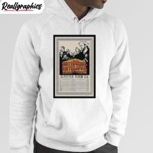 our 2023 nathaniel rateliff and the night sweats summer tour photo poster design t-shirt