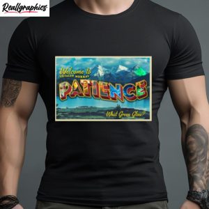 patience colorado vintage postcard resident alien shirt 1 uueb8c