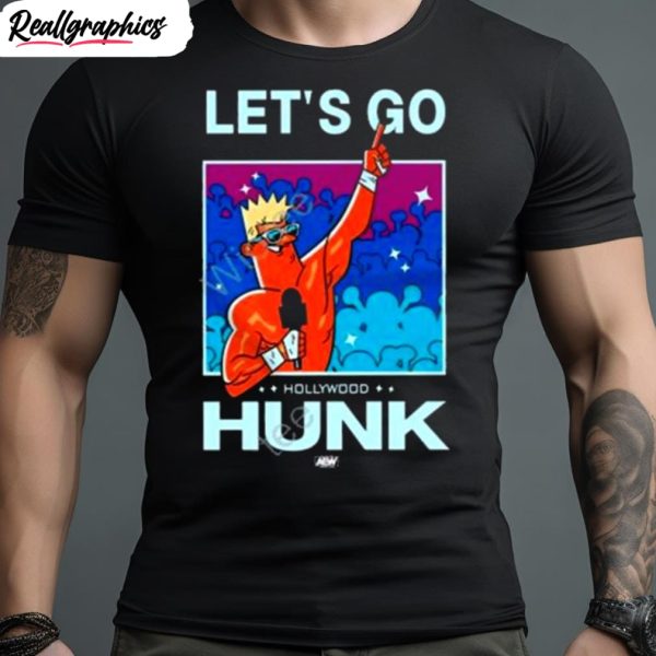 ryan nemeth let's go hollywood hunk art design t shirt