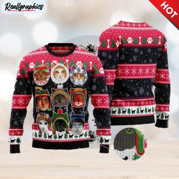 cats-in-winter-lovely-cats-ugly-christmas-3d-sweater-1