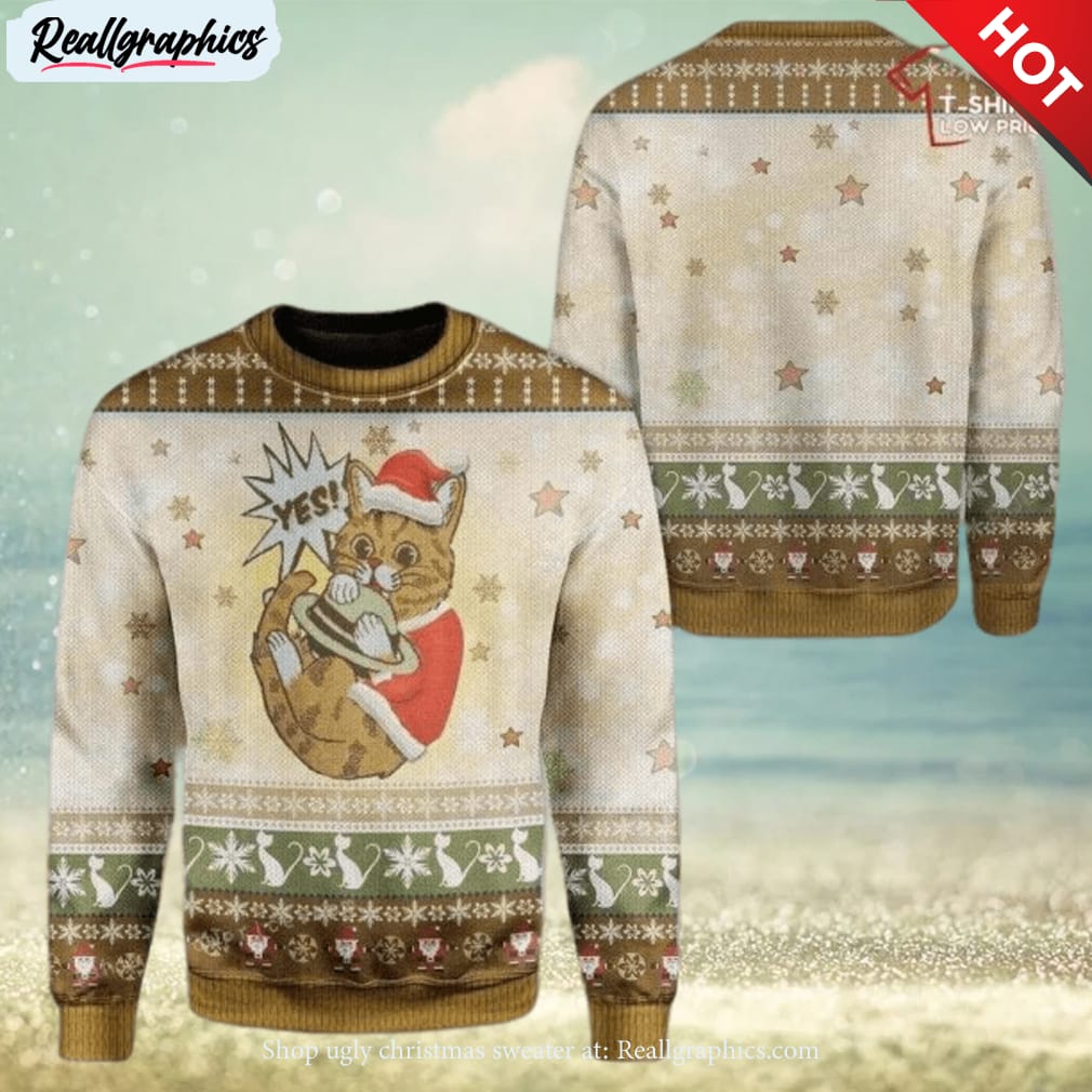 christmas-cute-cat-womens-ugly-sweater-2
