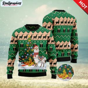 christmas-tree-llama-ugly-christmas-sweater-funny-christmas-gift-for-family-1