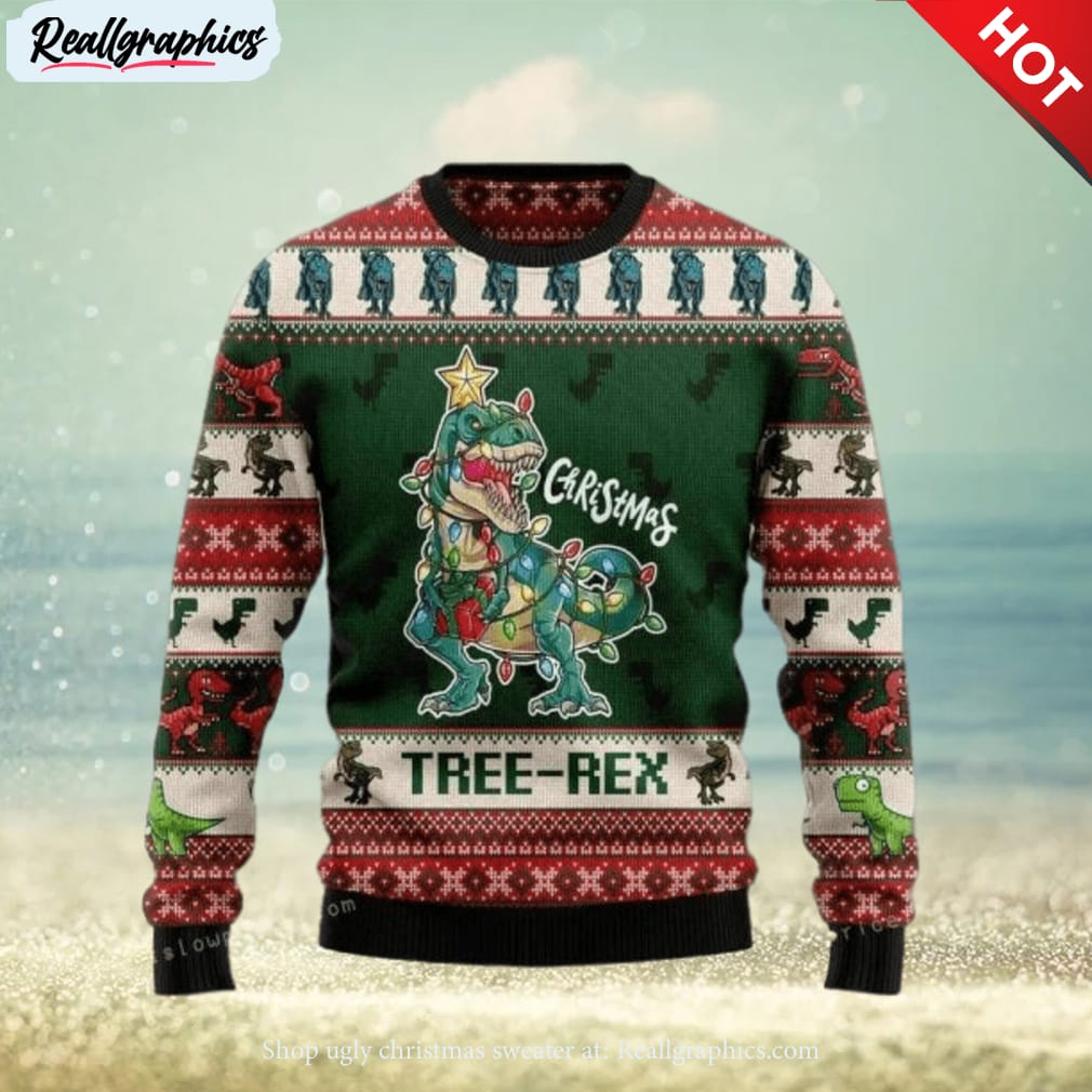 christmas-tree-rex-womens-ugly-sweater-2