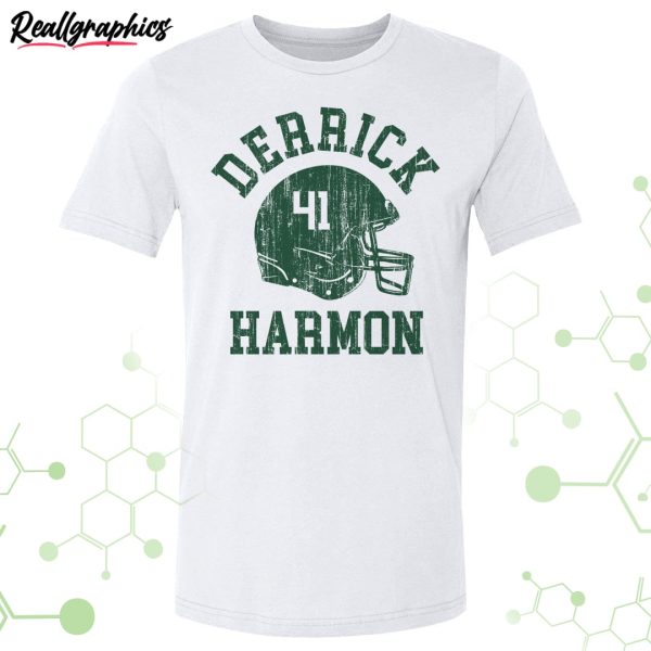 derrick harmon college helmet font unisex t-shirt, hoodie, sweatshirt