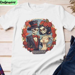 dia-de-los-muertos-shirt-forever-couple-shirt-1