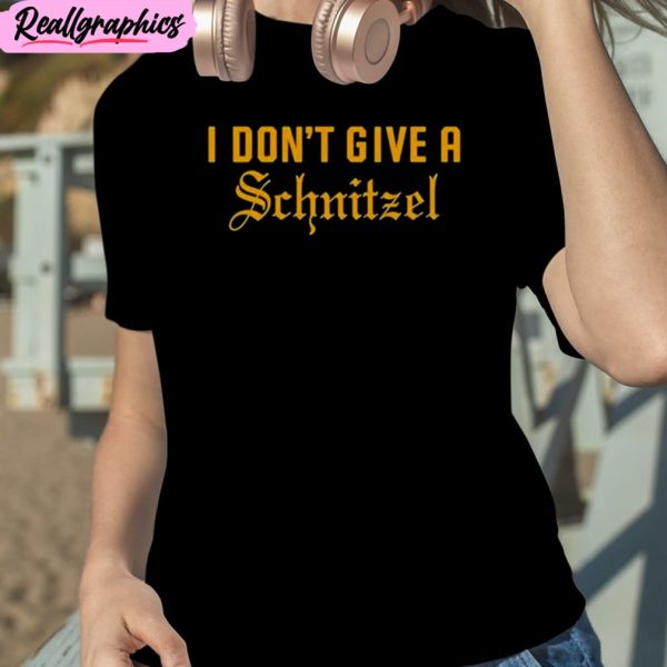 dorin dickerson i don’t give a schnitzel unisex t-shirt, hoodie, sweatshirt