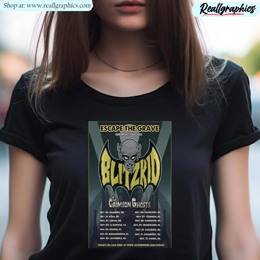 Escape The Grave European Tour 2023 Art Poster Design Shirt Escape The Grave European Tour 2023 Art Poster Design Shirt
