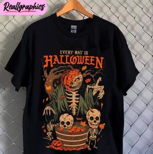 every day is halloween vintage shirt, retro style halloween shirt hoodie, sweatshirt