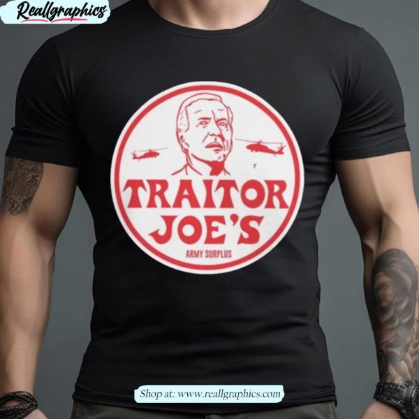 fleccas talks merch traitor joes shirt