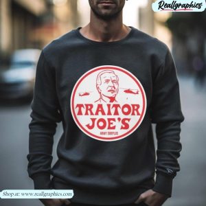 fleccas talks merch traitor joes shirt