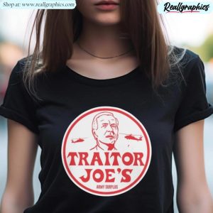 fleccas talks merch traitor joes shirt