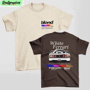 frank-ocean-blond-white-ferrari-shirt-blonded-album-tee-tops-short-sleeve-1