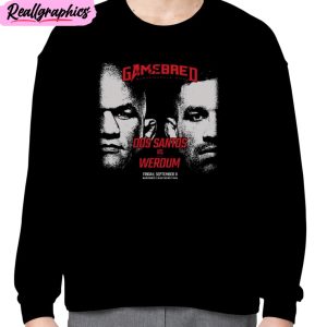 gamebred bareknuckle mma dos santos vs. werdum friday september 8 2023 unisex t-shirt, hoodie, sweatshirt
