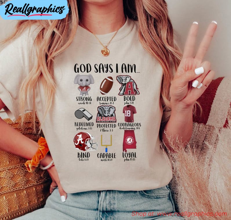 God Says I Am Shirt, Football Season Long Sleeve Short Sleeve God Says I Am Shirt, Football Season Long Sleeve Short Sleeve