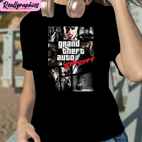 grand theft auto sin city unisex t-shirt, hoodie, sweatshirt