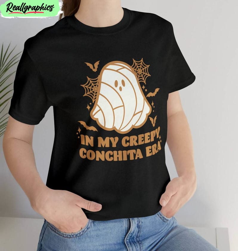 in-my-creepy-conchita-era-halloween-shirt-ghost-concha-crewneck-short-sleeve-1