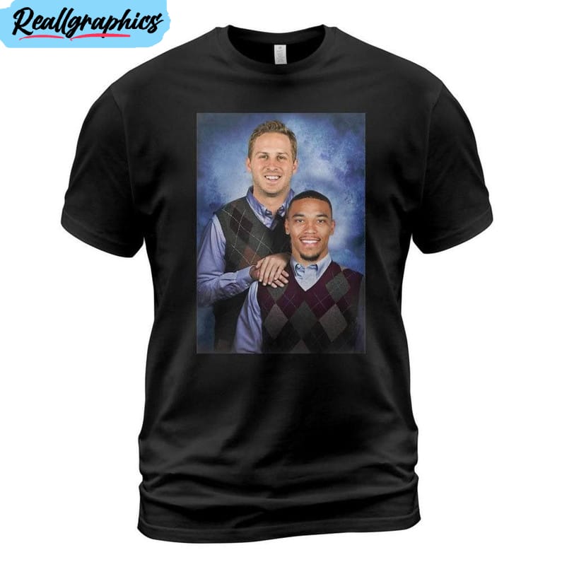 Jared Goff Amon Ra St Brown Detroit Lions Shirt, Funny Short Sleeve Crewneck Jared Goff Amon Ra St Brown Detroit Lions Shirt, Funny Short Sleeve Crewneck