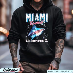 miami baseball throwback mascot shirt