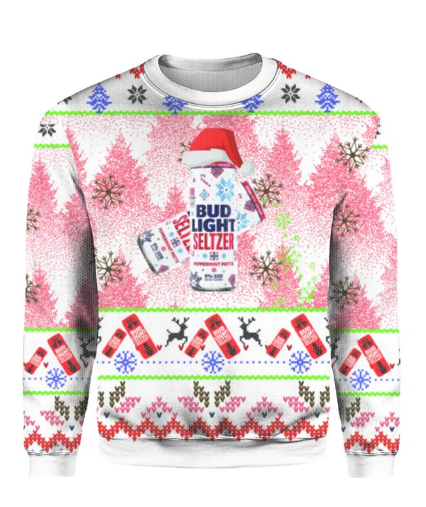 perpermint pattie bud light christmas sweater