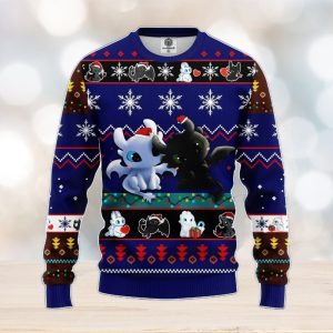 how to train your dragon toothless love ugly christmas sweater blue 1 amazing gift men and women christmas gift