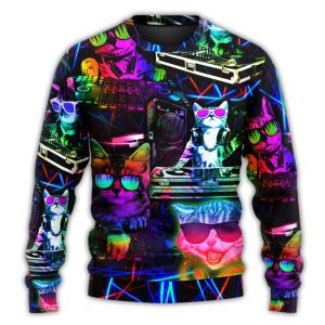 cat-dj-cool-life-ugly-christmas-sweater-2