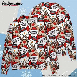 christmas-cutie-santa-and-reindeer-funny-style-ugly-christmas-sweater-2