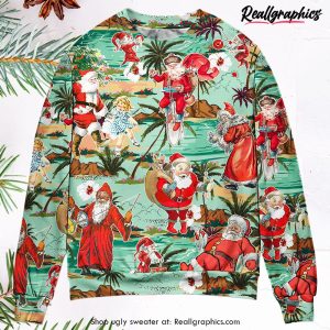 christmas-santa-vacation-beach-joyful-ugly-christmas-sweater-1