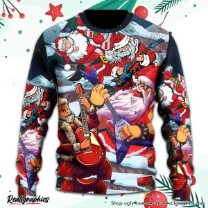 christmas-santa-with-electric-guitar-ugly-christmas-sweater-3