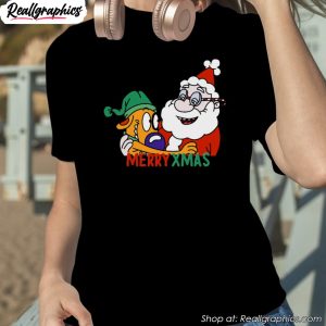dog-and-santa-christmas-2023-shirt-1