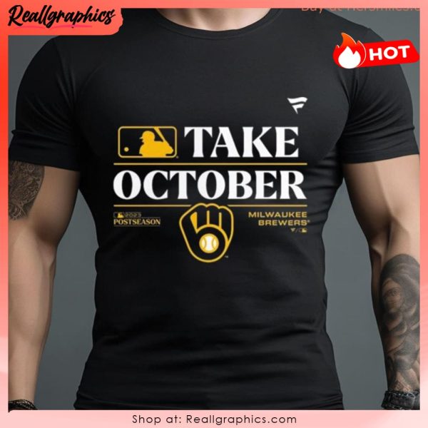 milwaukee brewers 2023 postseason locker room unisex shirt