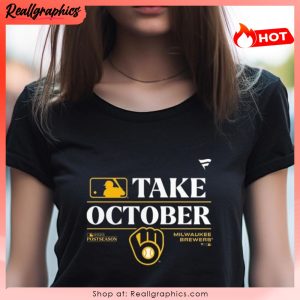 milwaukee brewers 2023 postseason locker room unisex shirt