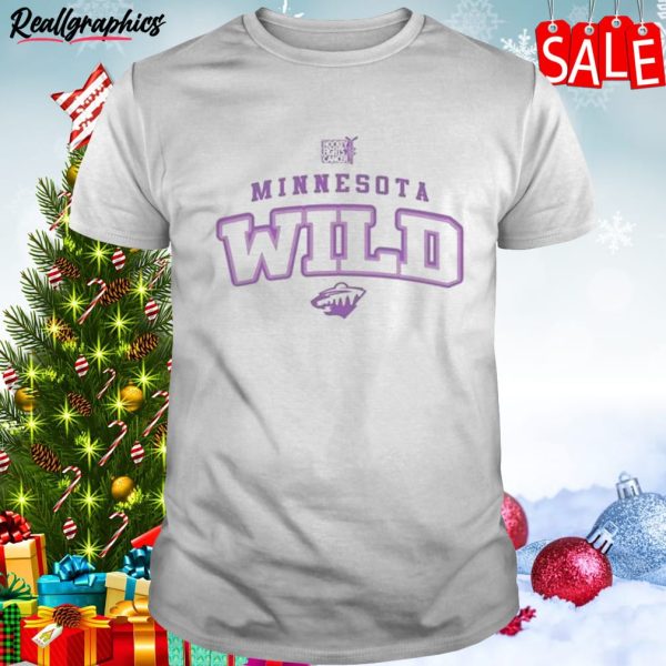 minnesota wild levelwear hockey fights cancer richmond shirt