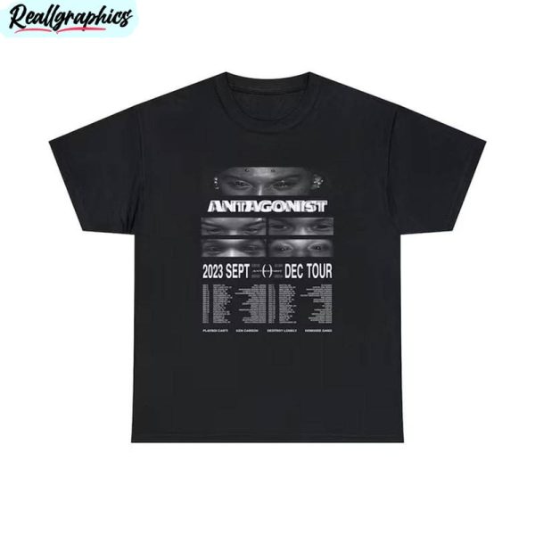playboi carti shirt, antagonist tour unisex t shirt crewneck